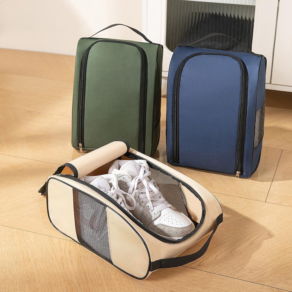 Oxford Cloth Shoe Storage Bag Portable Handheld Large Capacity Sneaker Pouch For Travel Fitness Sneakers