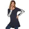 Tshirt Long Sleeve Polyester Fabric Casual Slim Fit For Daily Wear