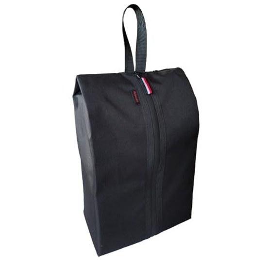 Shoe bagShoe caseWaterproofOdor-proofDirt-proofDust-proofShoe storage pouchIndoor shoes bagUnisexLightweightOutdoorSportsBusiness (Black M 27.0cm)