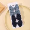 4Pcs/Set Sweet Hair Bows Hair Clip Children Lovely Bowknot Hair Pins for Baby Girls Hair Accessories Print Hollow Hairgripe Gift