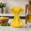 Fun Room Decor 3D Printed Butterfly Flower Vase, Wavy Ribbon Matte Tabletop Decor, Multi-Purpose Planter Outdoor Garden Ornament for Fresh Dried