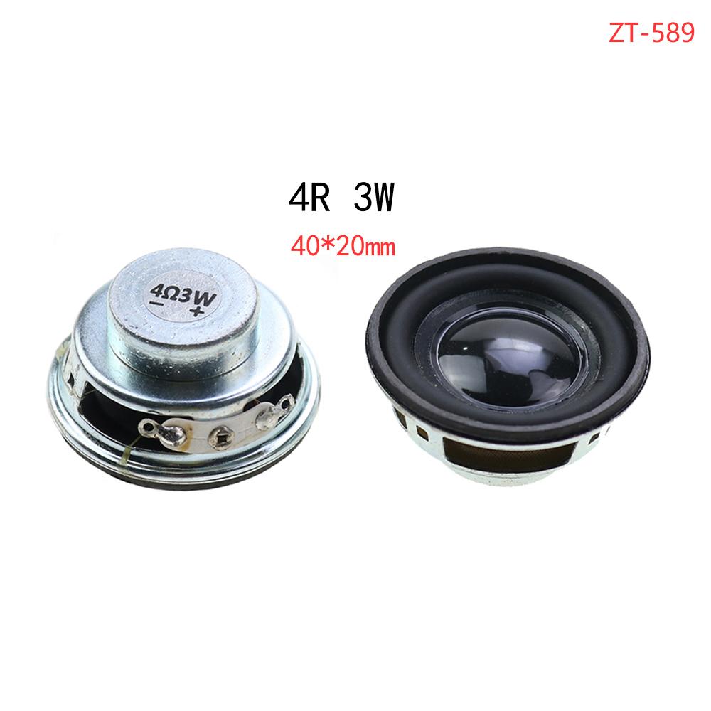 JCD 1Pcs Speaker Horn 4R 3W 5W Diameter 36mm 40mm 45mm 50mm 52mm 57mm 78mm Amplifier Rubber Gasket Loudspeaker Trumpet 4 Ohm