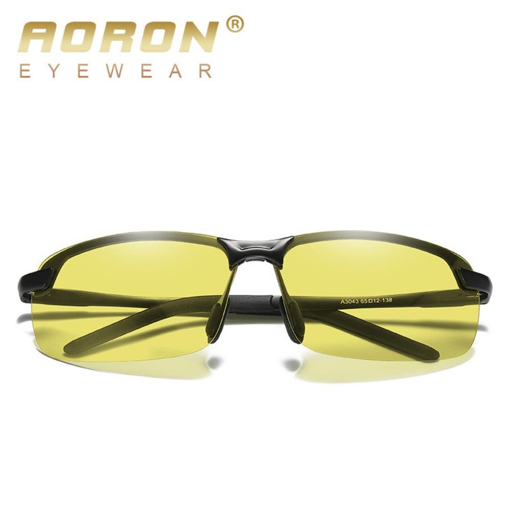 aoron Polarized Sunglasses Night Vision Color-changing Gray Sunglasses Cycling Driving Sunglasses