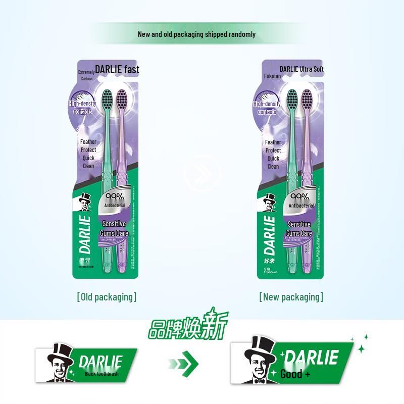 

Darlie Feather Guard Soft Toothbrush, 2-Pack