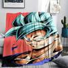 Dragon Ball Character Poster Print Flannel Blanket,High quality Comfortable for All Seasons,Home Decor,Warmth and Comfort,Perfect for Christmas Gifts