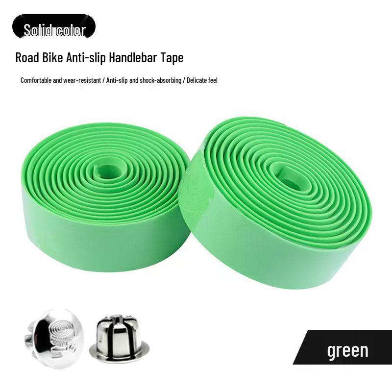 Colorful Non-slip Shock-absorbing Bicycle Handlebar Tape with Carbon Fiber Texture, Breathable Design, and Thick Padding for Road Bikes.