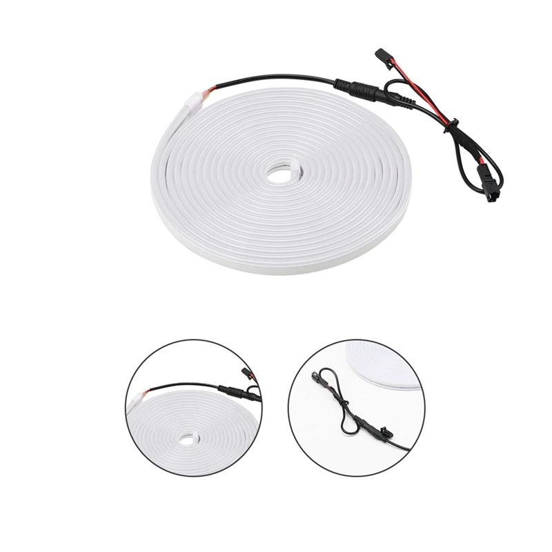 For Tesla Model 3 Highland Trunk LED Rubber Lamps Flexible Silicone Strip Light Car Interior Light