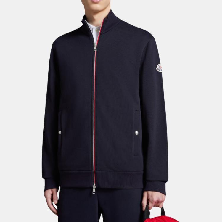 Moncler tricolour-trim cotton sweatshirt K10918G00072809KR778