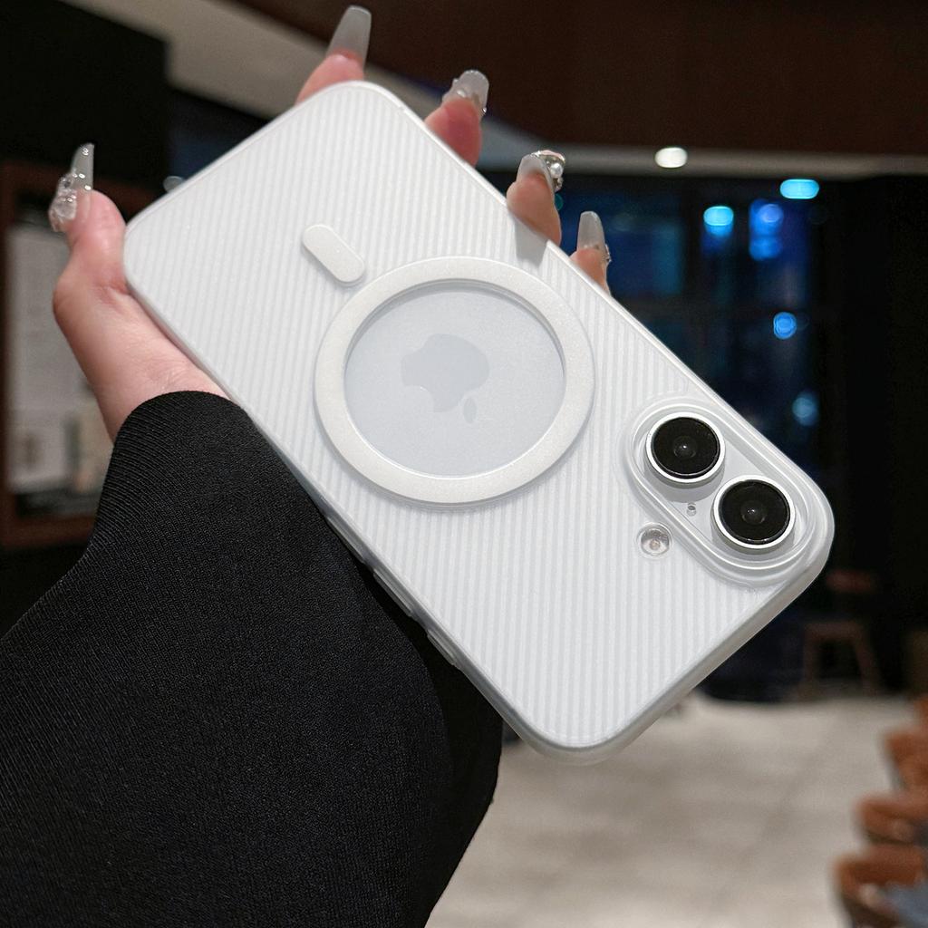 For iPhone 16 Case Compatible with MagSafe Matte PP Ultra-Thin Phone Cover