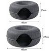 Cat Tunnel Bed for Indoor Cats Cat Toy Donut Cat Bed Durable  Dual-Function Design Scratch