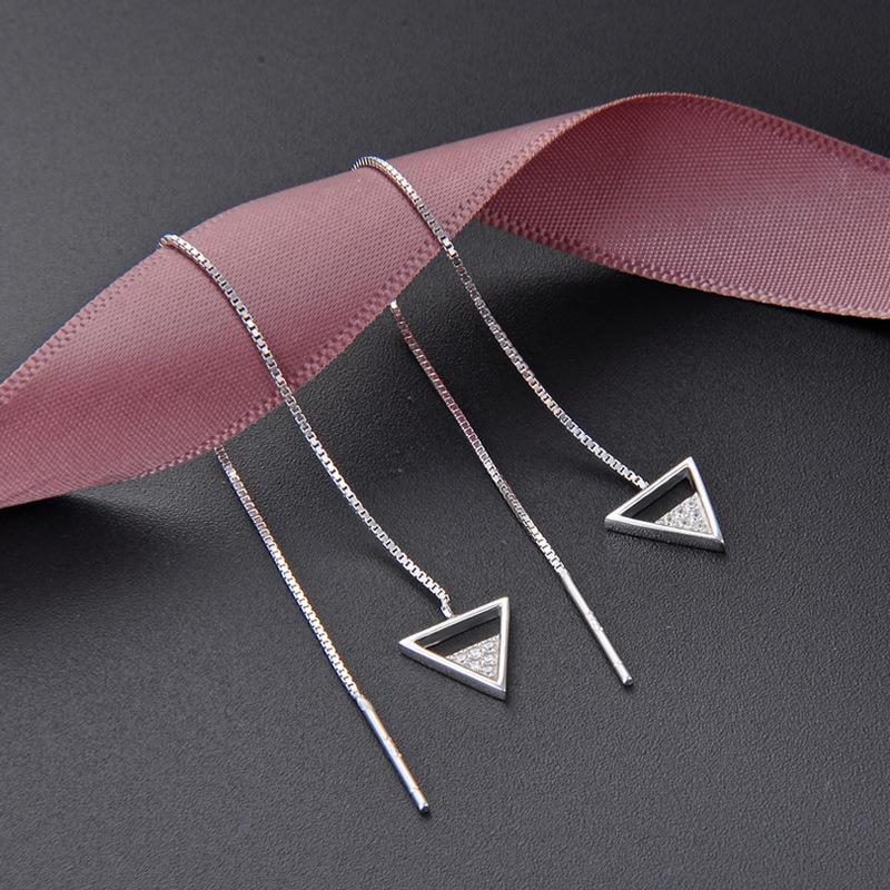 Lindon 925 sterling silver örhängen Drop örhängen för kvinnor Bröllopsfest presenter