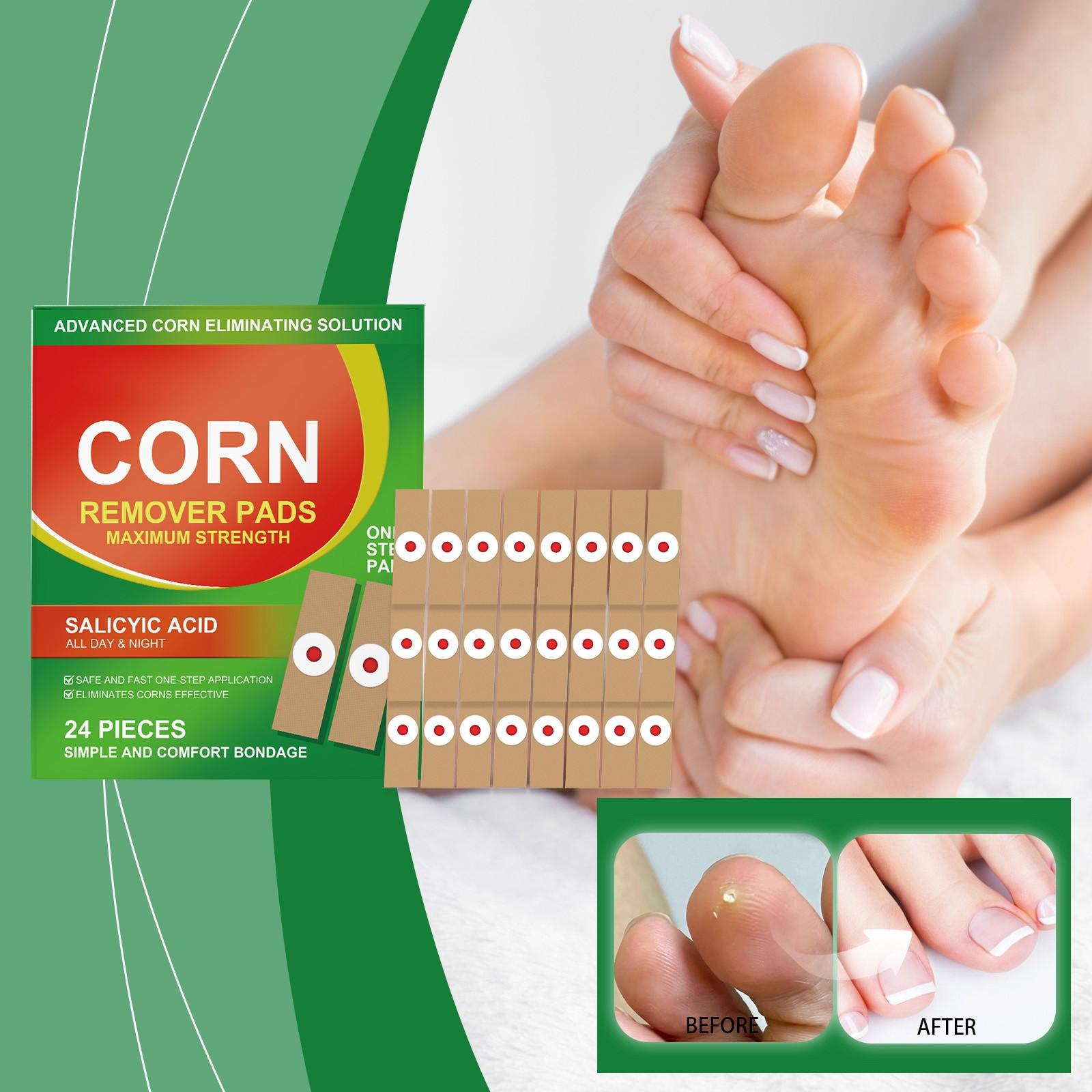 

Повязка для удаления мозолей на пальцах ног Салициловая растворяет мозоли Кутикула Мозоли Гладкий уход за ногами Пластырь One Size