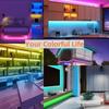DC 5V 5050 RGB Strip LED Light Battery Powed Waterproof Ribbon Tape Stable Led Strips Indoor Outdoor 3/24/44key Control Remote