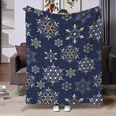 Christmas Creative Throw Blanket Flannel Print Blanket Super Soft Cozy Sofa Nap Blanket Home Blanket Perfect Home Gift for Her