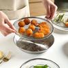 Stainless Steel Oil Filter Tray, Reusable Round Mesh Basket, Kitchen Filter, Outdoor Camping BBQ Accessories Christmas Gifts