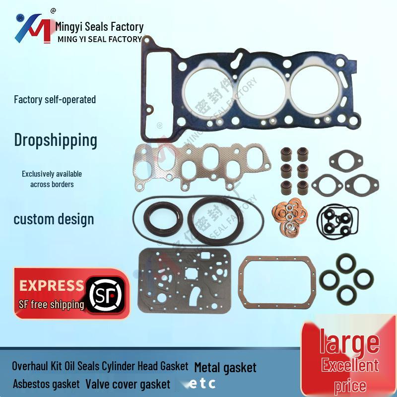 5878109462 EX12 Zylinderkopfdichtung für 3KC1 Bagger Motor Überholungssatz Engine Overhaul Gasket Kit