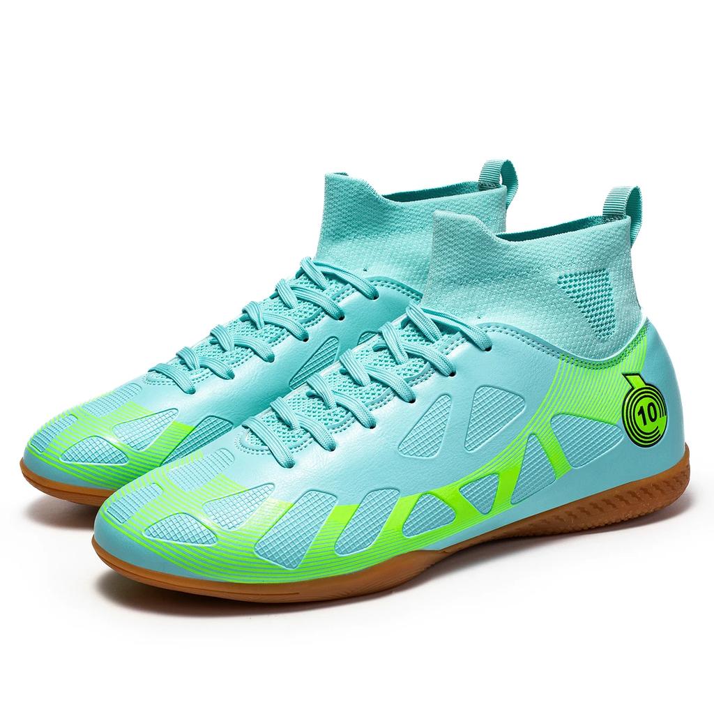 Professional Indoor Flat Bottomed Football Shoes Teenagers Durable Comfortable Training Shoes Adult Non Slip Soccer Shoes