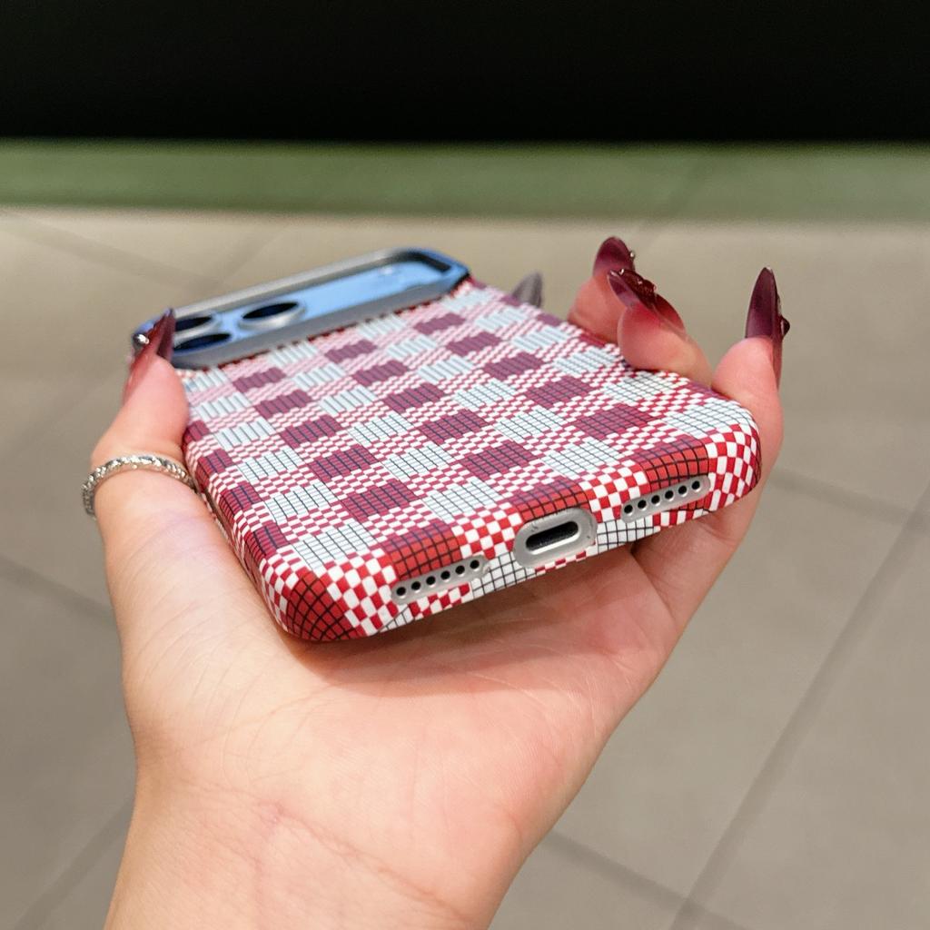 Carbon Fiber Kevlar Texture Phone Case For iPhone 17 Air 16 15 14 Plus 13 12 Pro Max 16E Metal Camera Frame Hard Plastic Cover