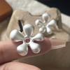 Pendientes Vintage de Plata de Ley 925 Para Mujer Modernos Sencillos Pendiente de Flor Sencillo Joyería Prevenir Alergias Accesorios de Fiesta