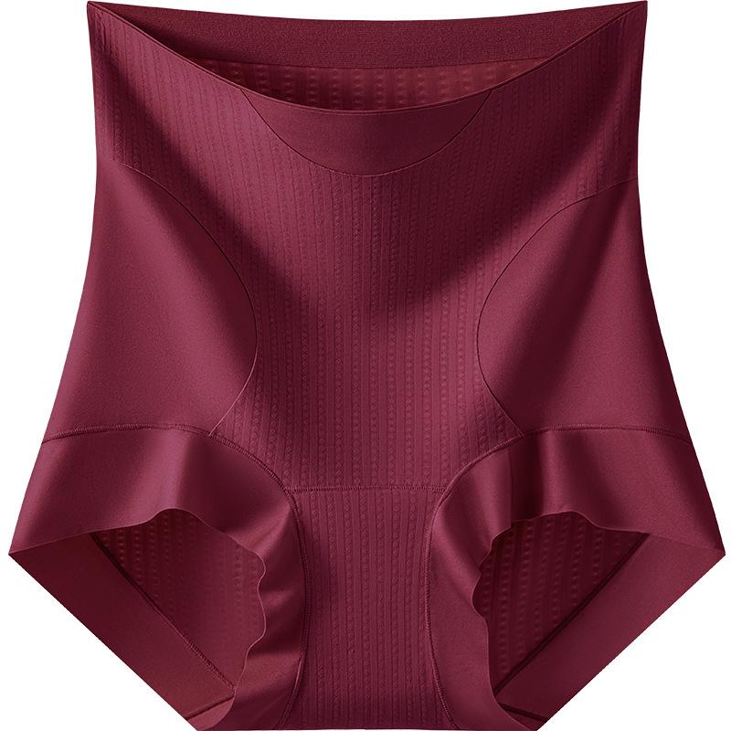 Ladies Spring and Autumn Micro Pressure Belly Shaping No Trace Comfortable High Waist Hip Briefs