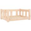 Vidaxl Dog Bed, 65.5X50.5X28 Cm, Solid Pine Wood