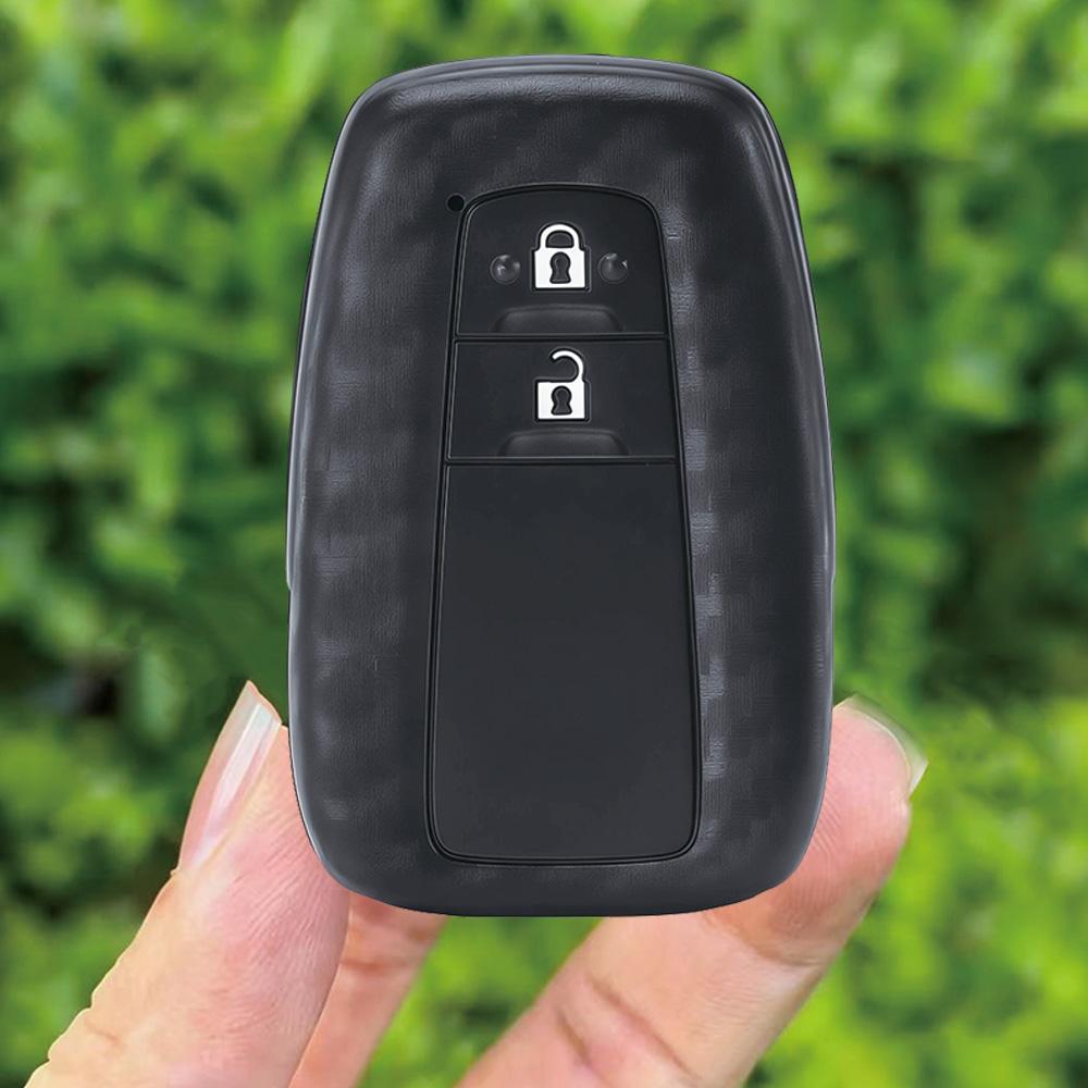 Silicone Auto Remote Car Key Case Cover For Toyota Chr Hilux Fortuner Land Cruiser 200 Camry Corolla Crown Rav4 Highland