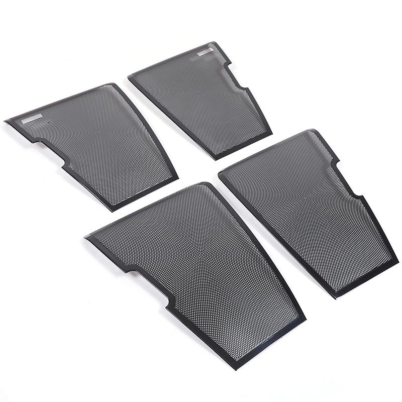 Stainless Steel Car Audio Speaker Door Loudspeaker Cover Trim For Land Rover Discovery 4 LR4 2010-2016 Interior Accessories