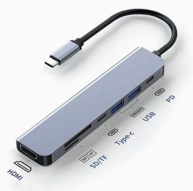 Type-C 4K HD Multi-Port Expansion Dock with Screen Converter