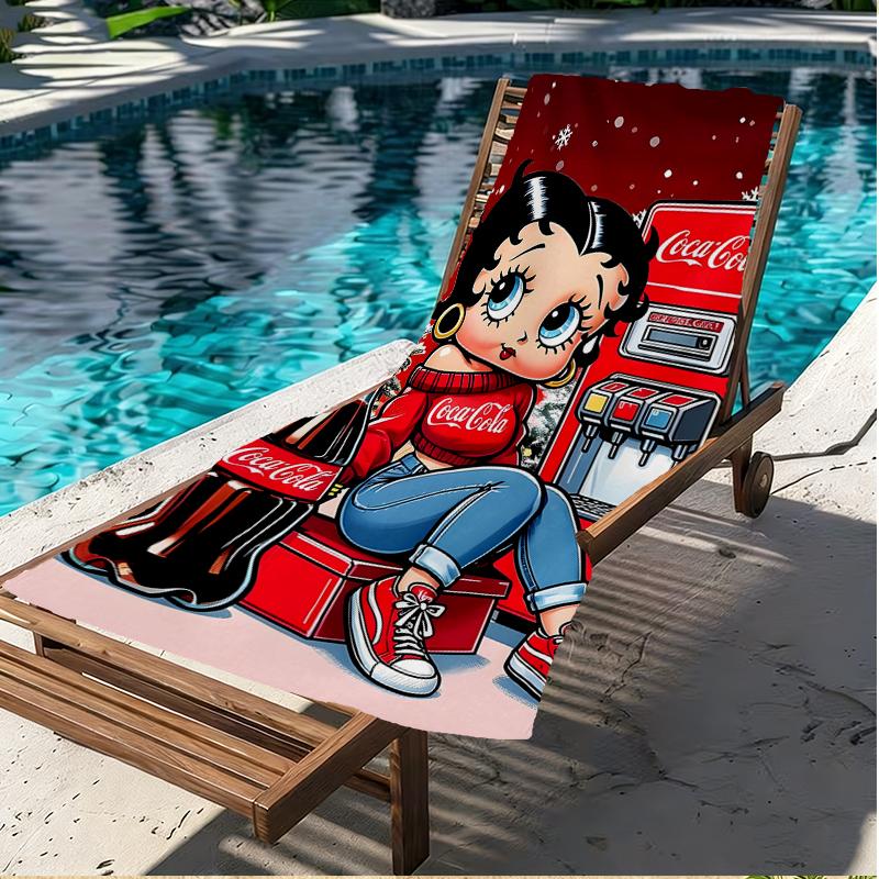 Sexy Doll Print Beach Towel, Versatile Lightweight Absorbent Beach Towel for Pool Surf Yoga Bathroom, Perfect Birthday Holiday Gift