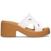 Crocs Brooklyn Woven Heel Women's Chalk 209979-0WV