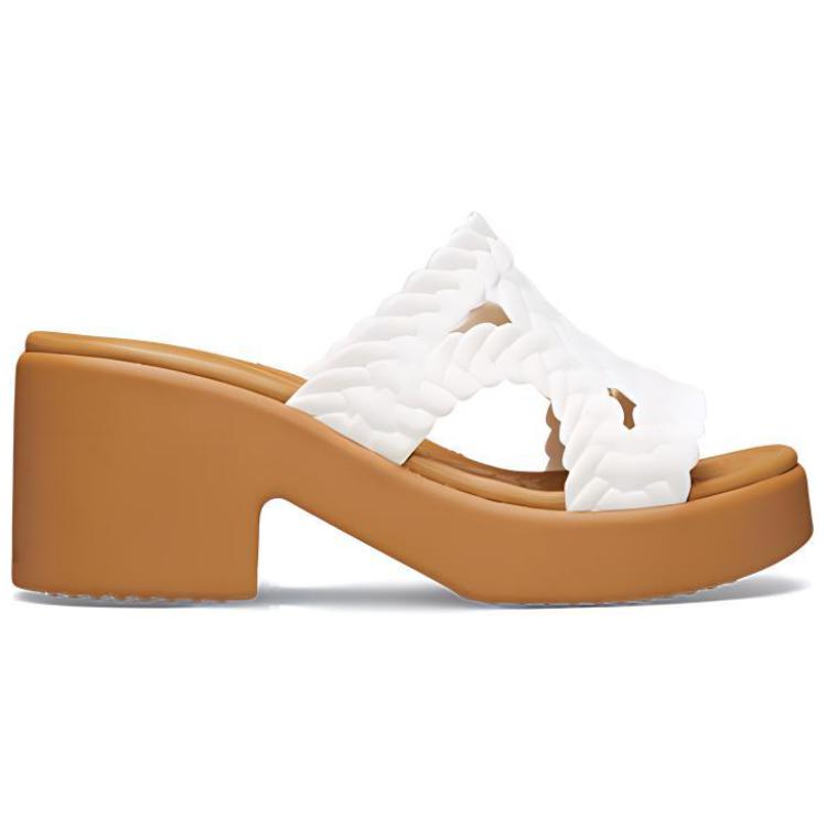 Crocs Brooklyn Woven Heel Women's Chalk 209979-0WV