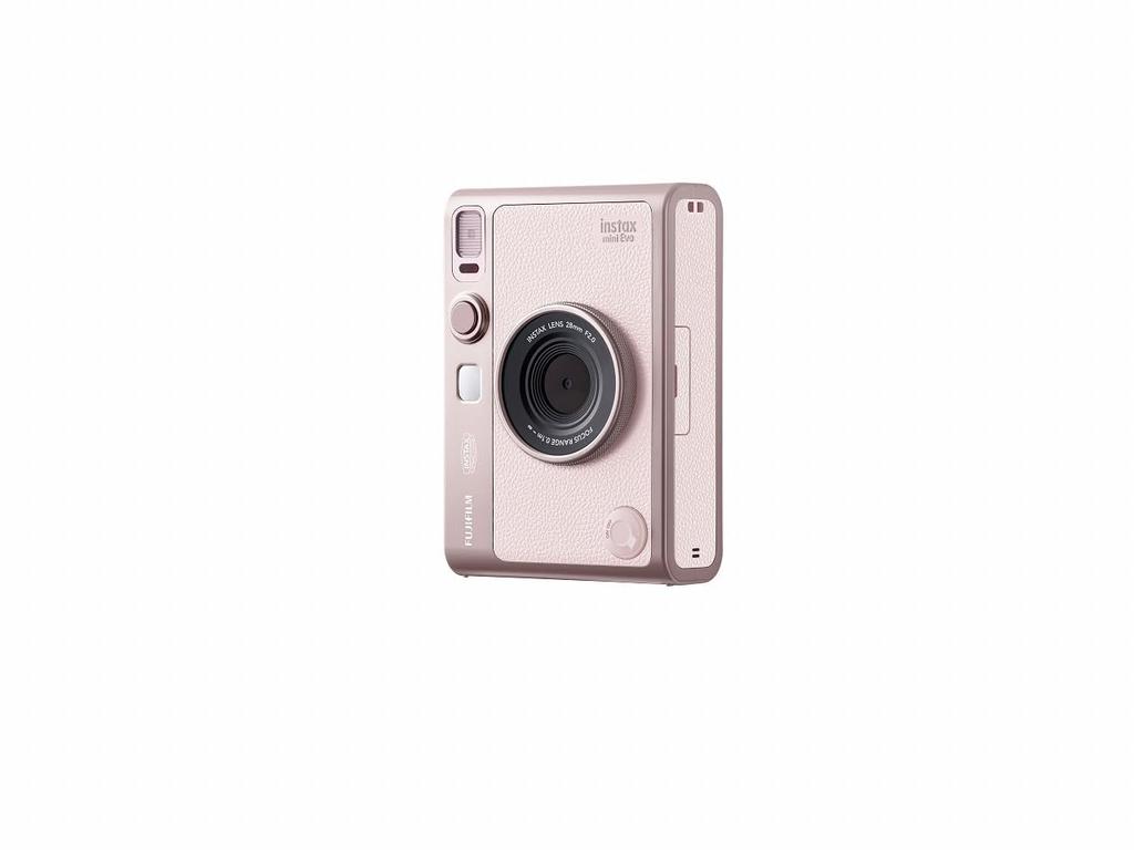 Fujifilm Instax Evo Hybridní instantní fotoaparát instax mini Evo Růžový INS MINI EVO G PK C instax mini Evo G PK (Okamžitý fotoaparát/smartphone tiskárna/digitál