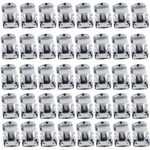 geneX Cage Nuts M5 16, 40 Nuts & 40 Screws, Total of 80 Screws, Server Rack, Network