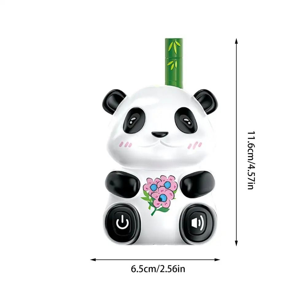 2Pcs Panda Kids Walkie Talkie Toys Transceiver Parent-child Intercom Machine  Outdoor