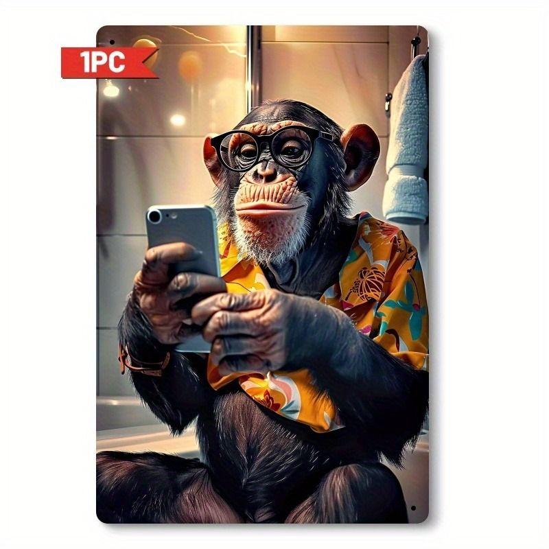 Retro Metal Animal Wall Art for Home Kitchen Farm Cafe Garden