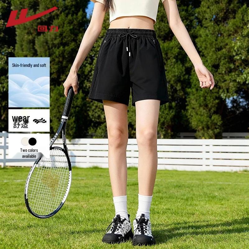Warrior Women s 2026 Summer Retro Patchwork Casual Shorts M чёрный
