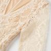Kaslead New Women Clothes Western Style Fashion Slim Fit Sexy Yellow Lace Long Dress