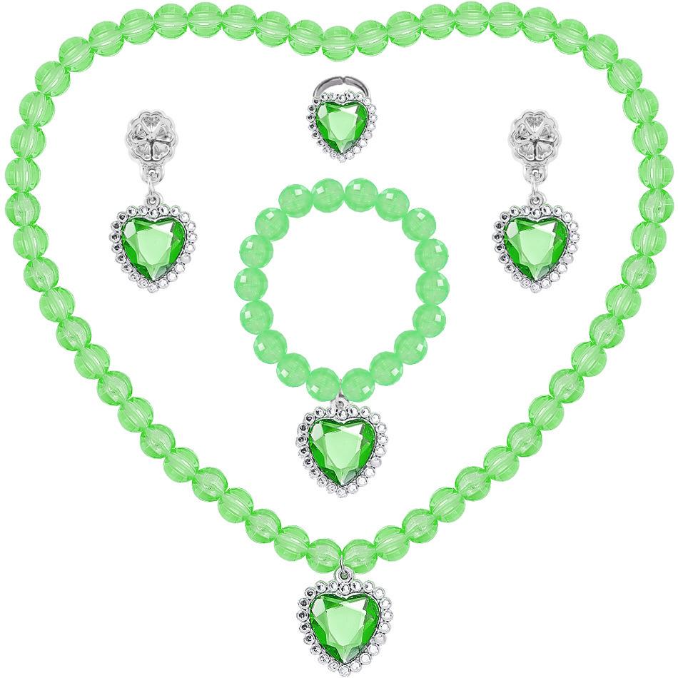 Children's Halloween Green Fairy Tinkerbell Costume Dress