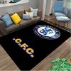 [Chelsea FC Teppich mit Aufdruck] Rutschfester Büroteppich, Gemütlicher Teppich für Wohnzimmer, Weiche Matte für Sofa/Stuhl im Zuhause