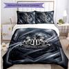 Newcastle United Football Printed 3 Pieces Bedding Set, Comfortable Skin Friendly Bedroom Duvet Cover Set