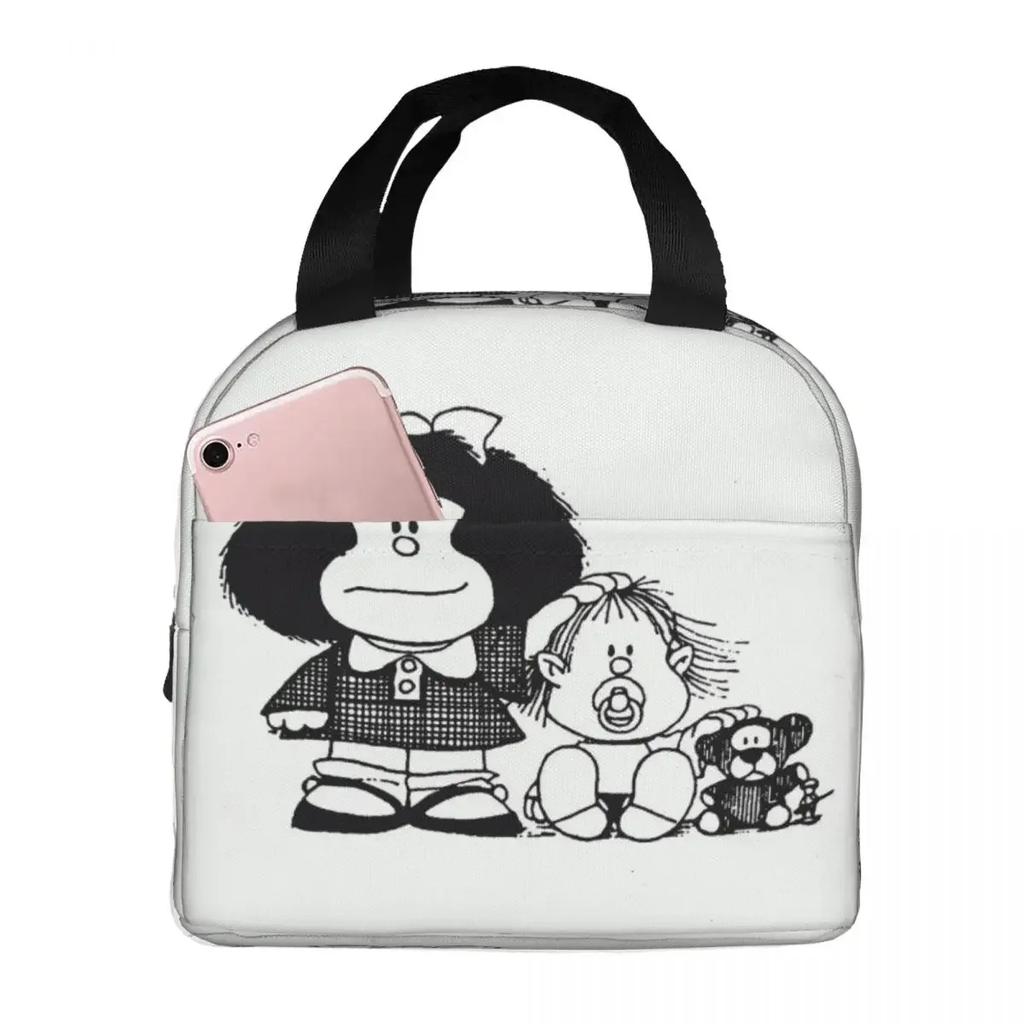 M-Mafalda-S On The Beach Insulated Lunch Bag for Kids School Cooler Thermal Food Box Tote Portable Lunch Boxes Container