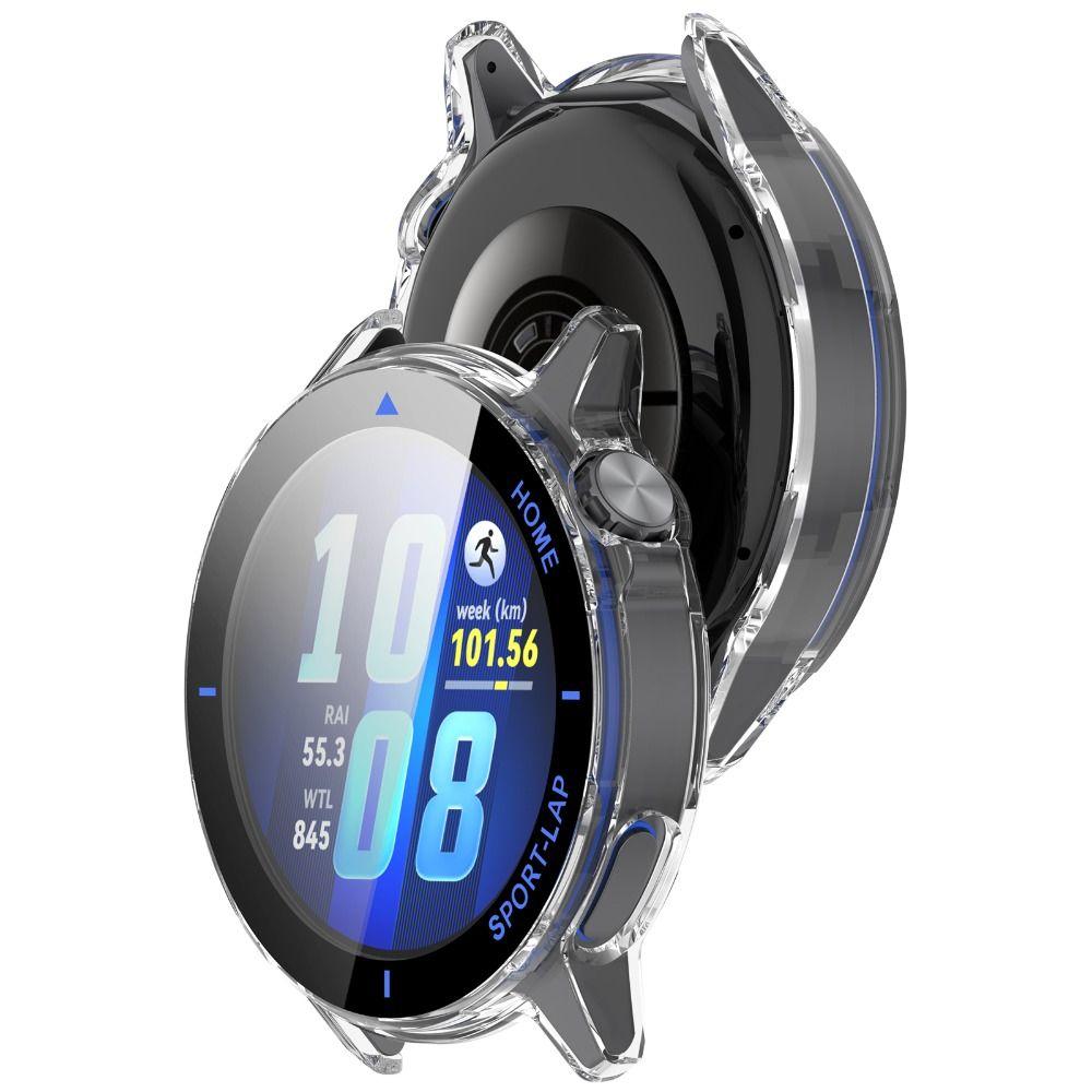 PC+Tempered Protective Case Anti-Scratch Shockproof Screen Protector Full Coverage Cover Shell for Huawei Watch GT Runner 2