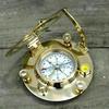 Nautical Brass Round Sundial Compass Working Directional Pocket Compass Gift