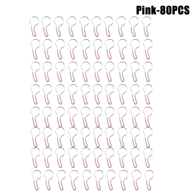 1-80 Stück Gesichtshaarentferner Fadenepilierer Gesichtsepilierer Schmerzloser Lippen Kinn Nacken Haarentferner Feder Gesichts-Schönheitswerkzeuge für Frauen