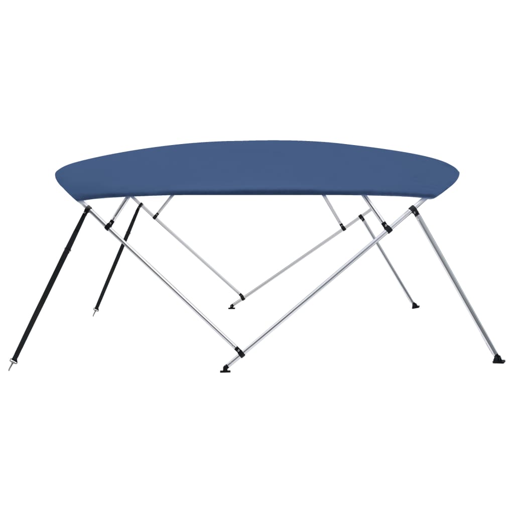 4 Bow Bimini Top Marine Blue 243 x (230 244) x 137 cm