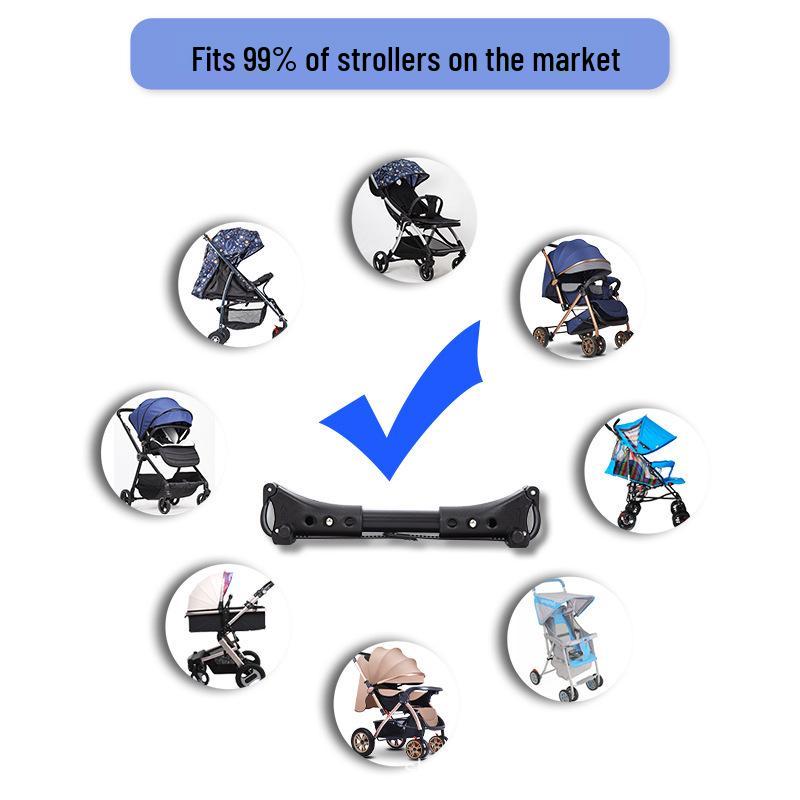 Universal Connector for Twin, Triplet, and Quadruplet Strollers