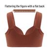 Plus Size Wire-Free Front Closure Supportive Bra for Middle-aged & Elderly