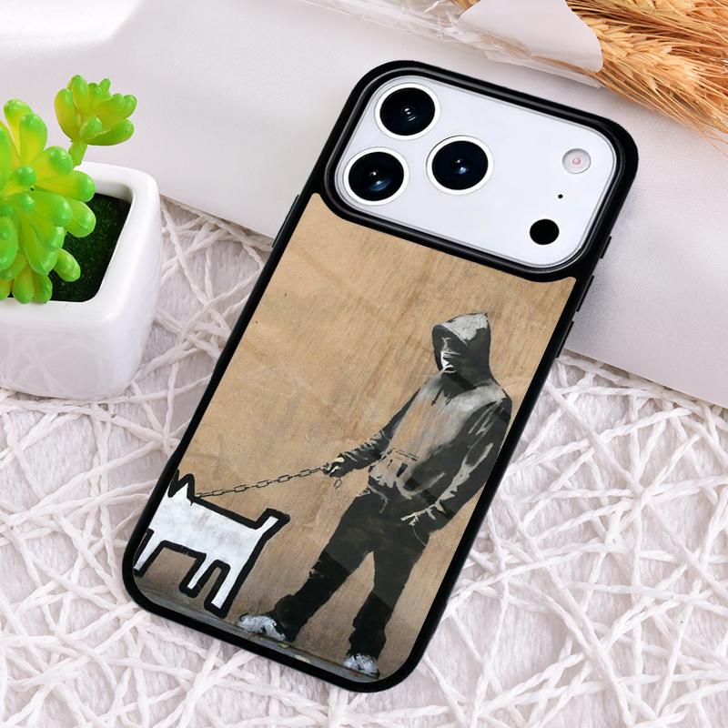 Graffiti soft Phone Case for iPhone 17 Air 16 15 11 12 14 13 Pro Max Shockproof Cover