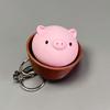 Fingertip Clicker Potted Plant Pig Shape Decompression Toy Press And Click Design Compact Pendant for Kids Adults