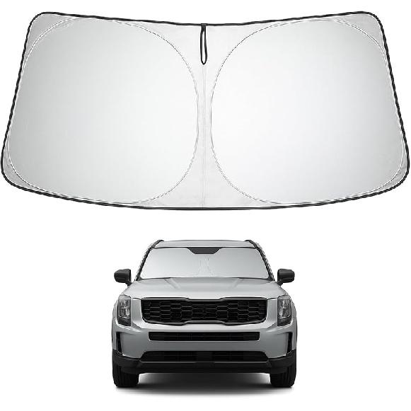 Proadsy 2025 Upgrade Front Windshield Sun Shade Foldable RAV4 Sunshade Protector Fit -2025 RAV-4 SUV Crossover, TRD Off-Road, LE XLE Premium Limited